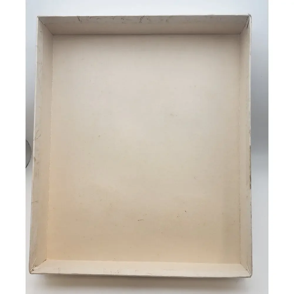 Vintage Faux Book Box Ornate Embossed Lid Photo Keepsake Decor Decorative Box